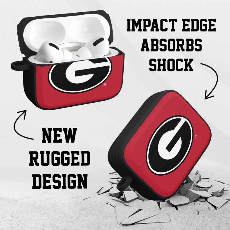 Affinity Bands Georgia Bulldogs HDX Case Cover Compatible with Apple AirPods Pro 1 & 2 (Classic) - Image 2